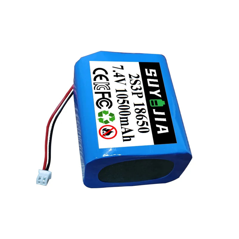 7.4V10500mAh 18650 2S3P Lithium Battery Pack Suitable for Various DIY Electronic Projects and Backup Power Supplies