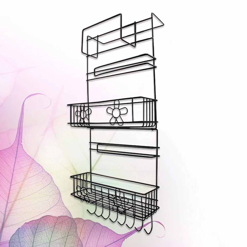 

Refrigerator Rack Iron Storage Shelf Multifunctional Organizer Corrosion Resistant Rustproof Living Room Kitchen Bathroom Towel