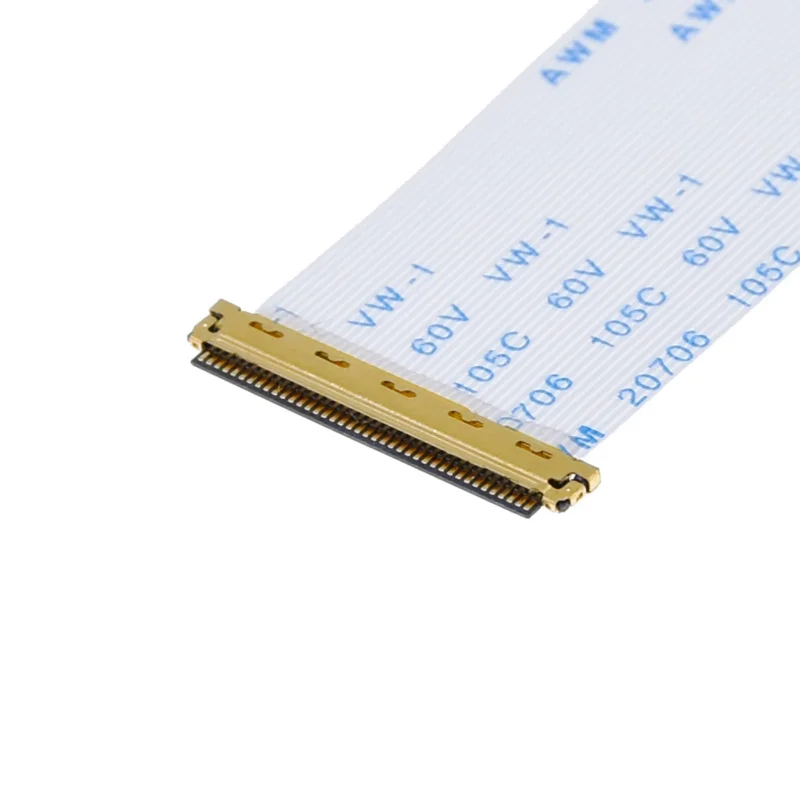 1PCS EDP I-PEX 30Pin 40Pin 0.5MM Ribbon Cable AWM 20706 105C 60V VW-1 Forward/Reverse Direction 10CM 15CM 20CM 30CM 400CM