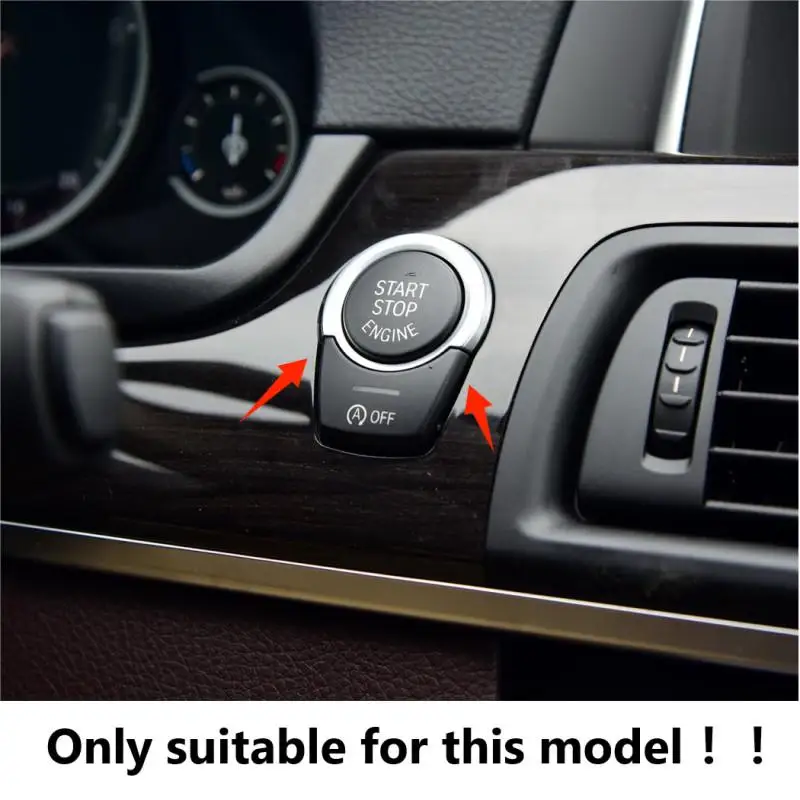 Car Engine Start Stop Ignition Key Button Replace Cover Decoration For BMW 1 2 3 4 Series F20 F21 F30 F10 X3 F25 F26 X5 F15 F16