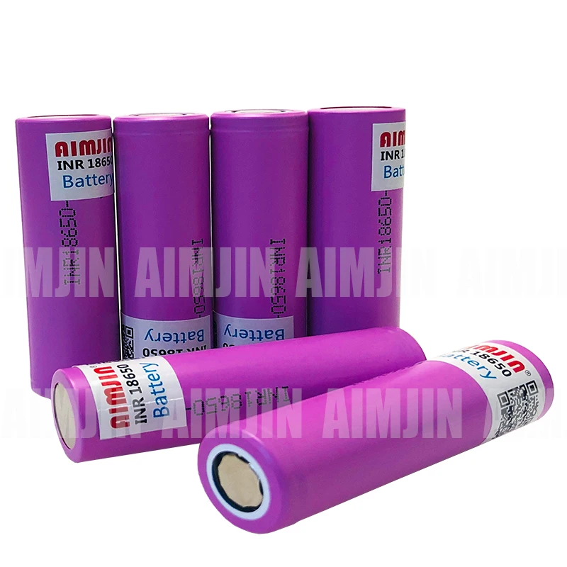 3.7V 3500mah 18650 Battery For Samsung 35E INR 18650 20A Lithium Lon Battery Replacement External Battery+Charger