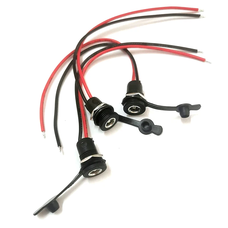 1-5PCS Electric Scooter 5.5*2.0mm/5.5*2.5mm Charging Port Plug Wire, Aviation High Current 5A Charging DC Socket Parent Wire