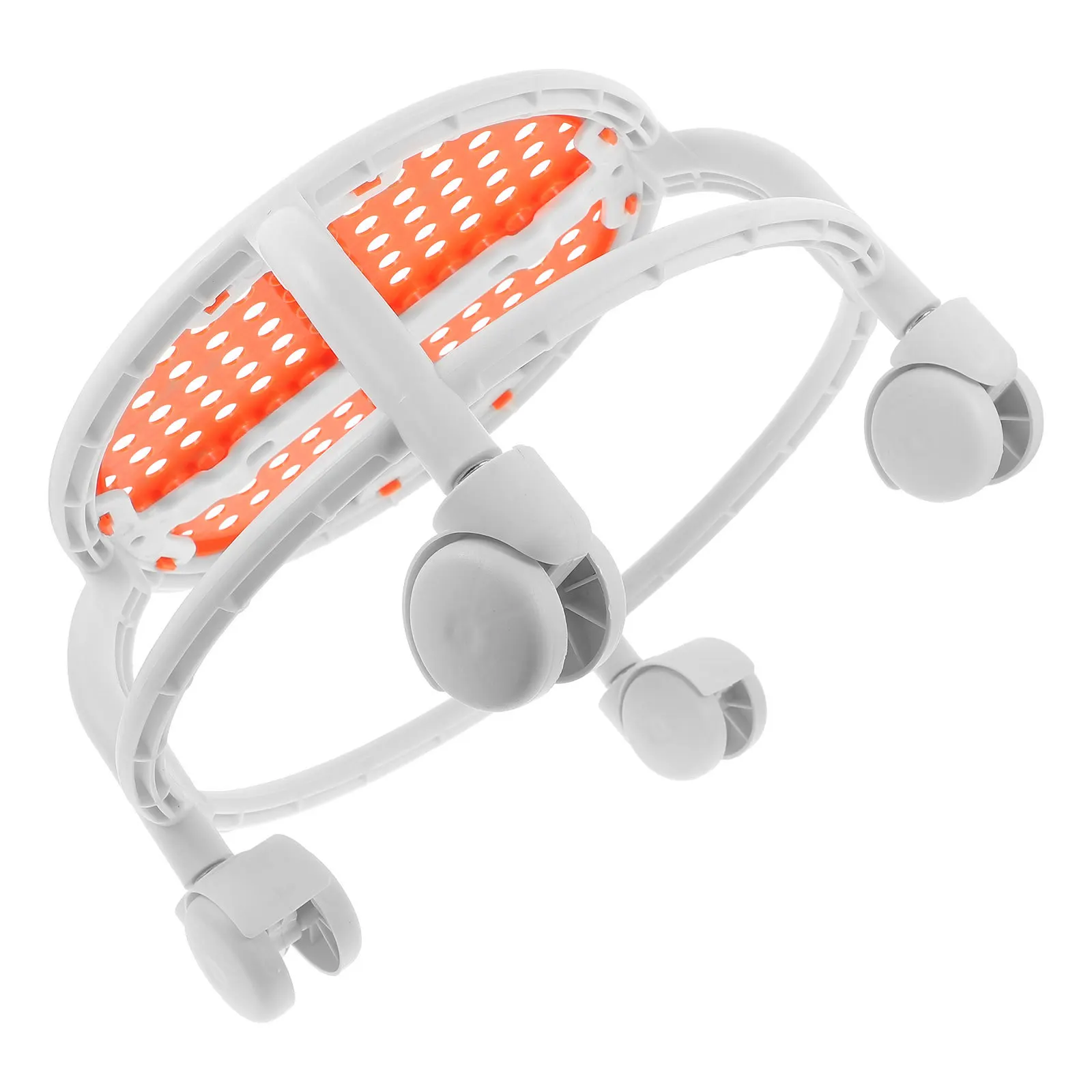 

Low Stool With Wheels Swivel Rolling Foot Rest Round Small Pedicure Stool For Salon Garage Manicure Repair Work