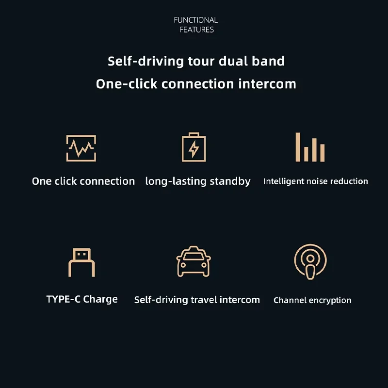 HX GT-12 전문가용 야외 사냥용 무전기 UHF/VHF 타입-C/도킹 충전 1.77인치 컬러 스크린 대용량 배터리