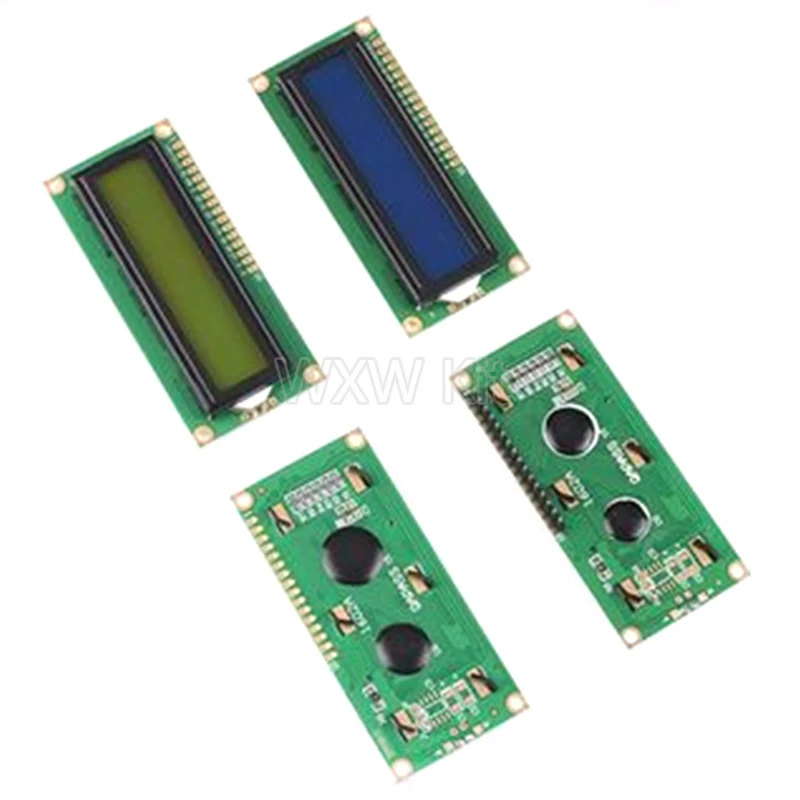 LCD1602 1602 LCD Module Blue / Yellow Green Screen 16x2 Character LCD Display PCF8574T PCF8574 IIC I2C Interface 5V for Arduino