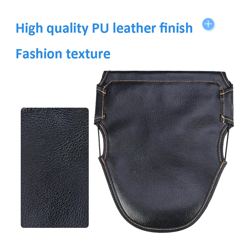 العالمي بولي Leather الجلود دراجة نارية تحت مقاعد تخزين أكياس حقيبة مع سلسلة المفاتيح بطاقة معلقة حقيبة أجزاء المحرك