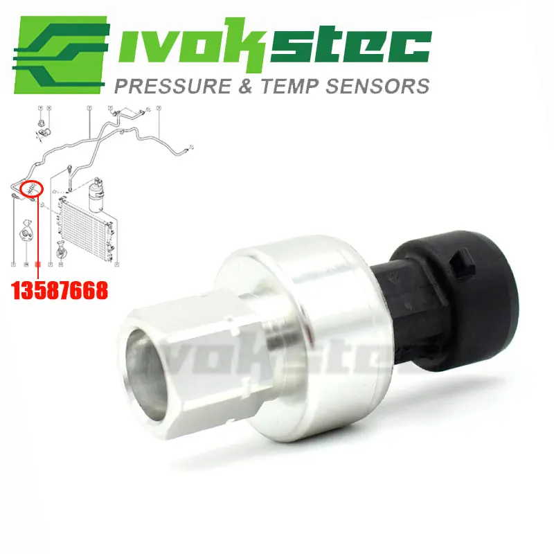 A/C Refrigerant Pressure Switch For OPEL Vectra Sintra Astra Zafira Corsa Combo Meriva Signum Tigra PEUGEOT Bipper 13129195