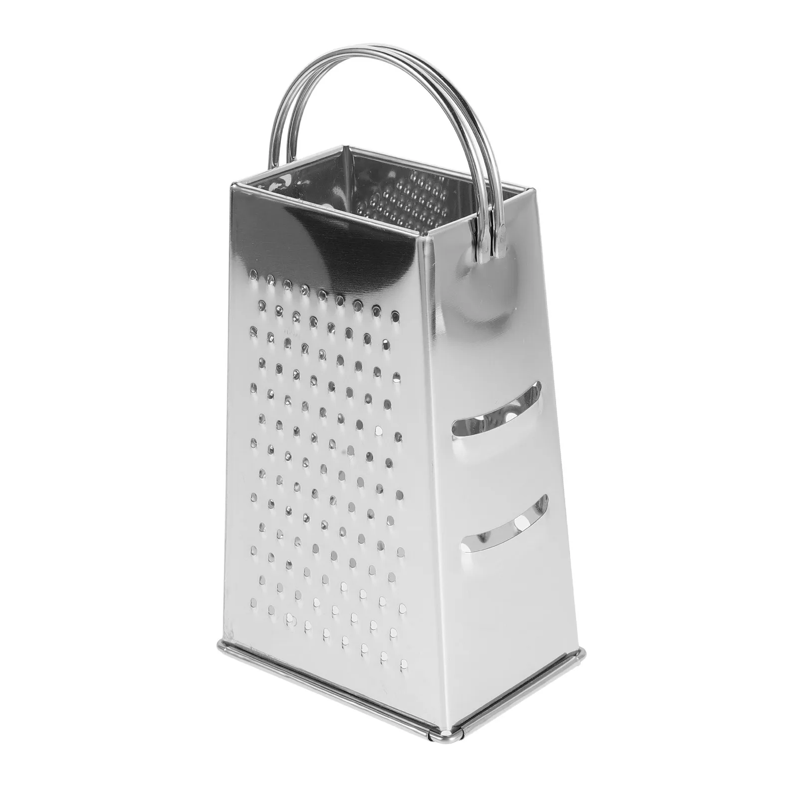 

Cheese Grater Four Sided Stainless Steel Box Grater Handheld Vegetable Shredder with Handle Vegetable Slicer Food Shredder