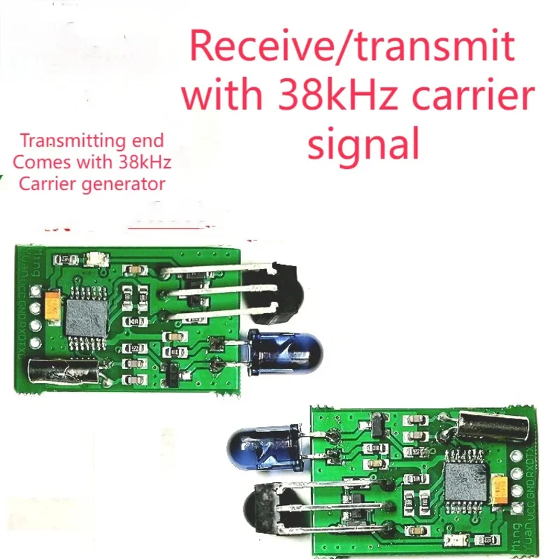 A Pair of Far Infrared to TTL Module to Infrared 38Khz Carrier  Remote Acquisition Learning