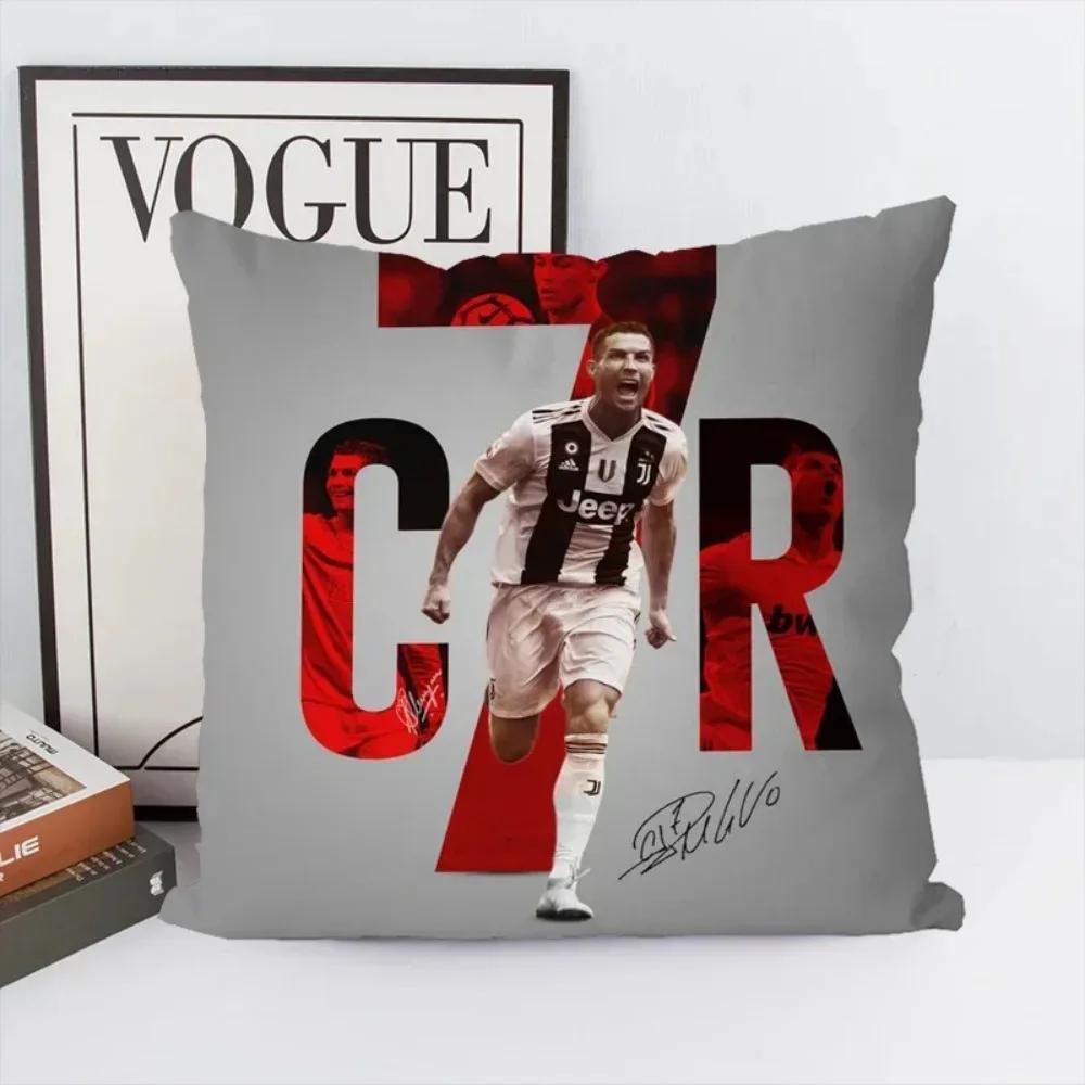 CR7 Cristiano Ronaldo Fall Pillow Cover 40x40 Car Decoration Decorative Pillowcases for Pillows 45x45cm Cushions Home Decor Sofa