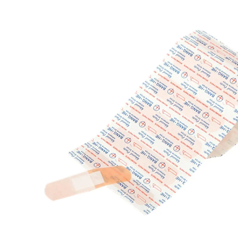 100pcs/set Waterproof Baby Band Aid 4 Shape First Aid Strips Wound Dressing Plaster Skin Patch Tape Adhesive Bandages Wpundplast