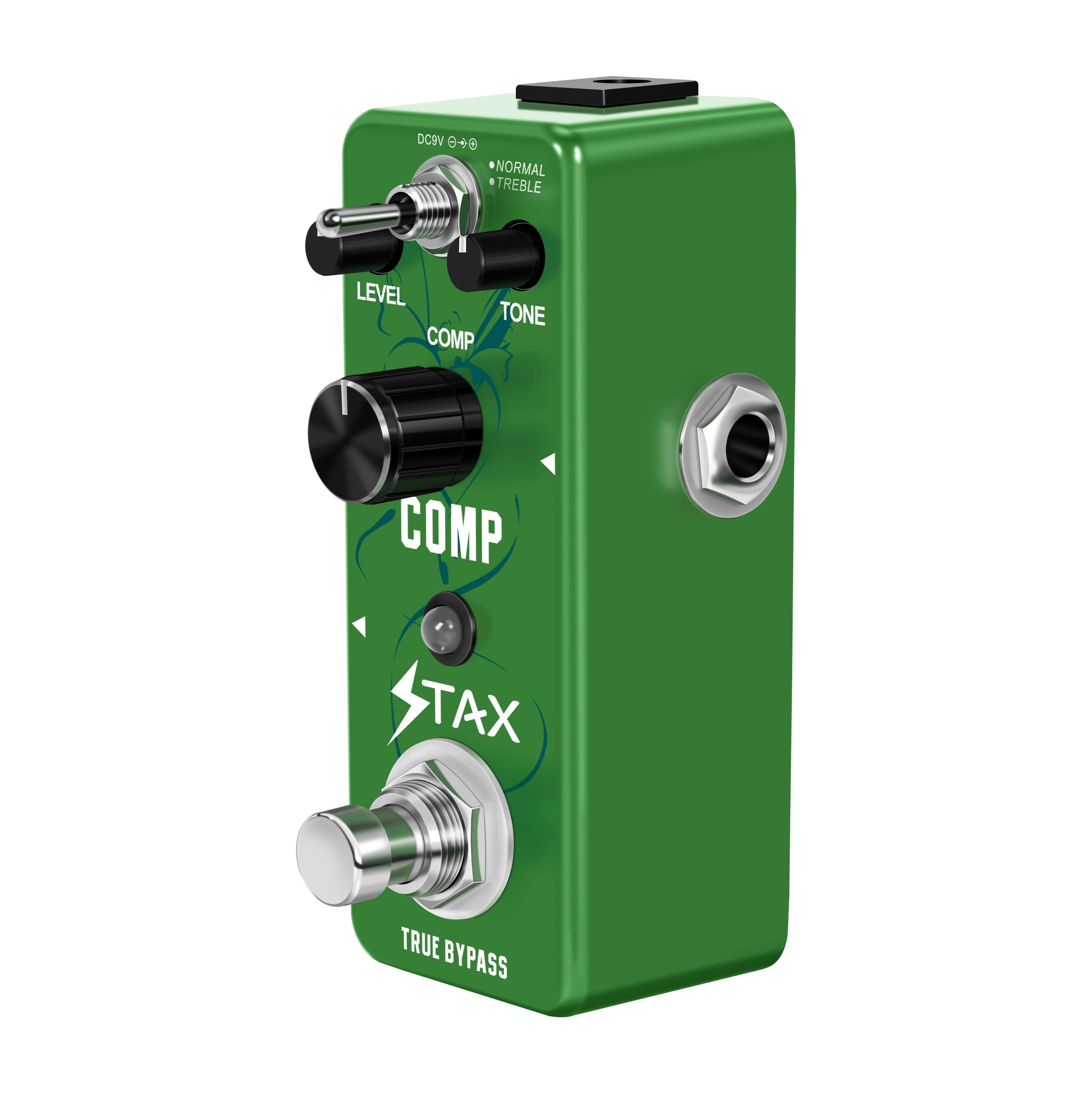 Stax Guitar Compressor Pedal Analog Comperssion Ultimate Comp For Electric Guitar Mini Size True Bypass