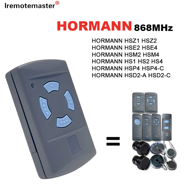 HORMANN Remote Control 868.35 MHz Handheld Transmitter For Hormann HSM2 HSM4 HSE4 HSE2 HS1 HS2 HS4 Garage Door Remote Control