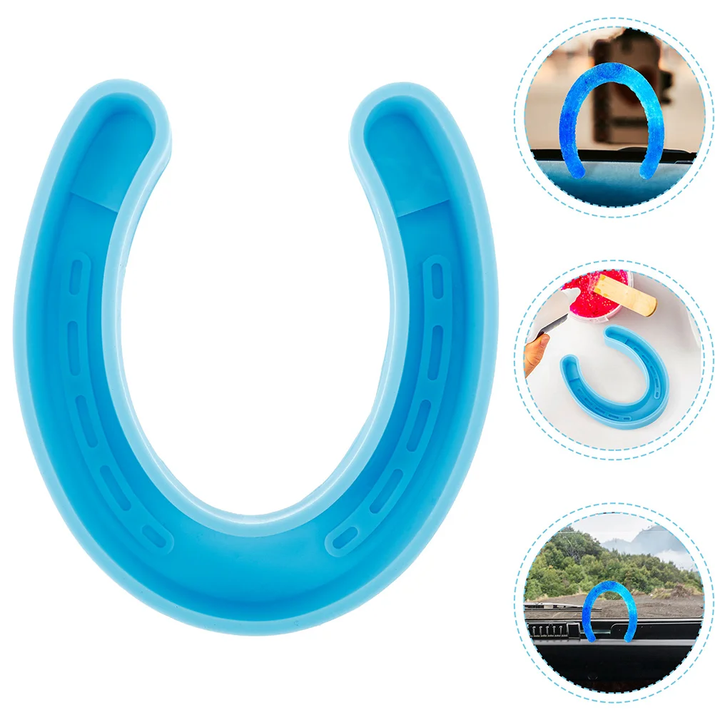 

2pcs Silicone Horseshoe Mold Creative Chocolate Fondant Mold For Cake Decorating Cupcake Toppers Paste Polymer Clay