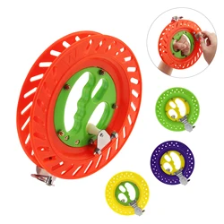 1 Piece Four color Hand Holding ABS Fishing Wheel with Anti Reverse Bearing Pesca, Hand Reel Line Winder Fishing String Bobbin