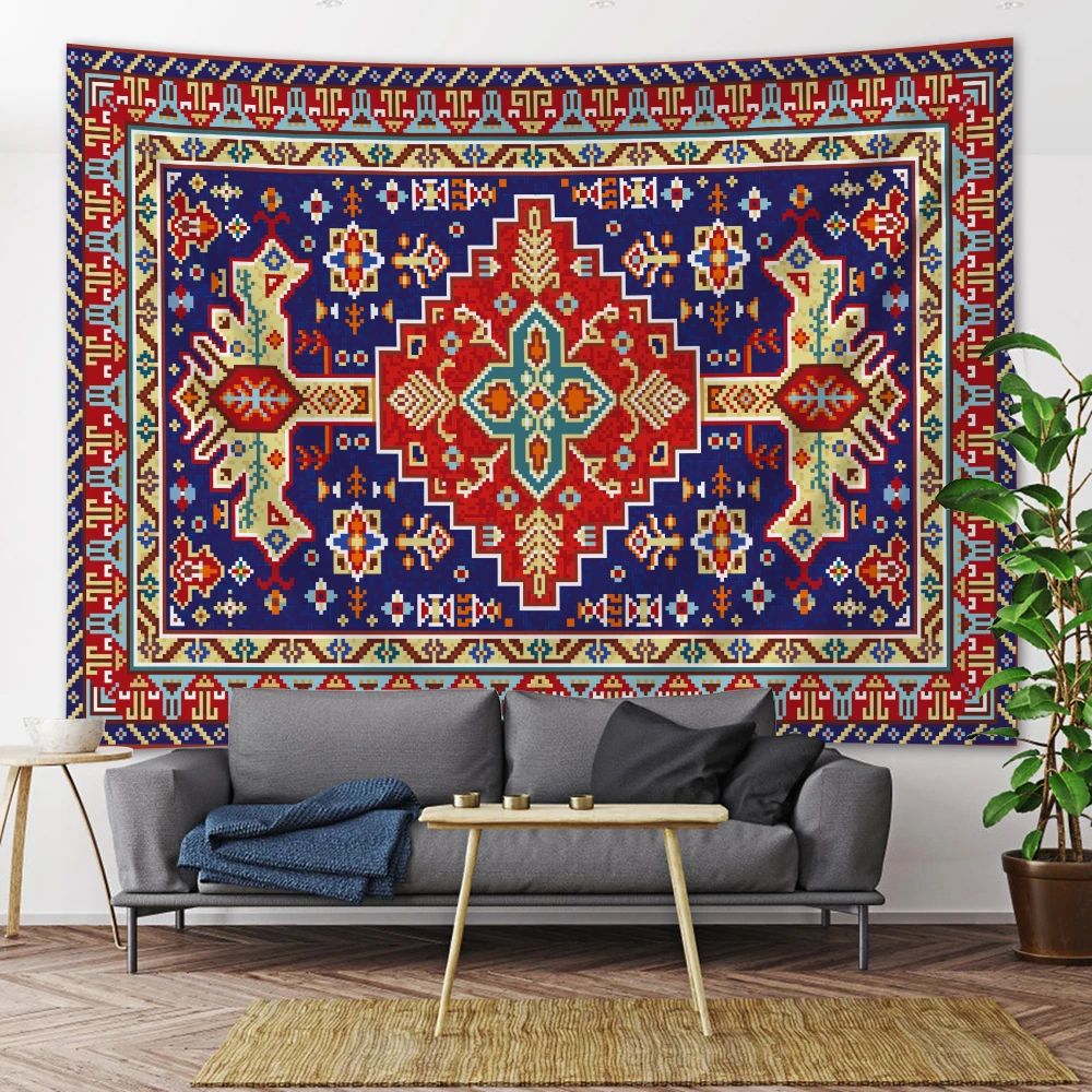 The bedroom living room home decoration psychedelic scene American Aboriginal design print hippie room decorative picnic mat