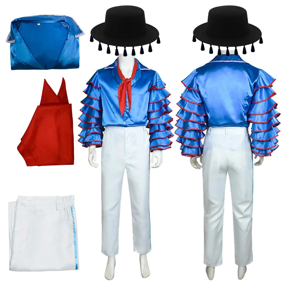 

Stanley Cosplay Costume Movie Mask Fantasia Stage Performance Adult Hat Halloween Party Play Disguise Roleplay Outfit For Men