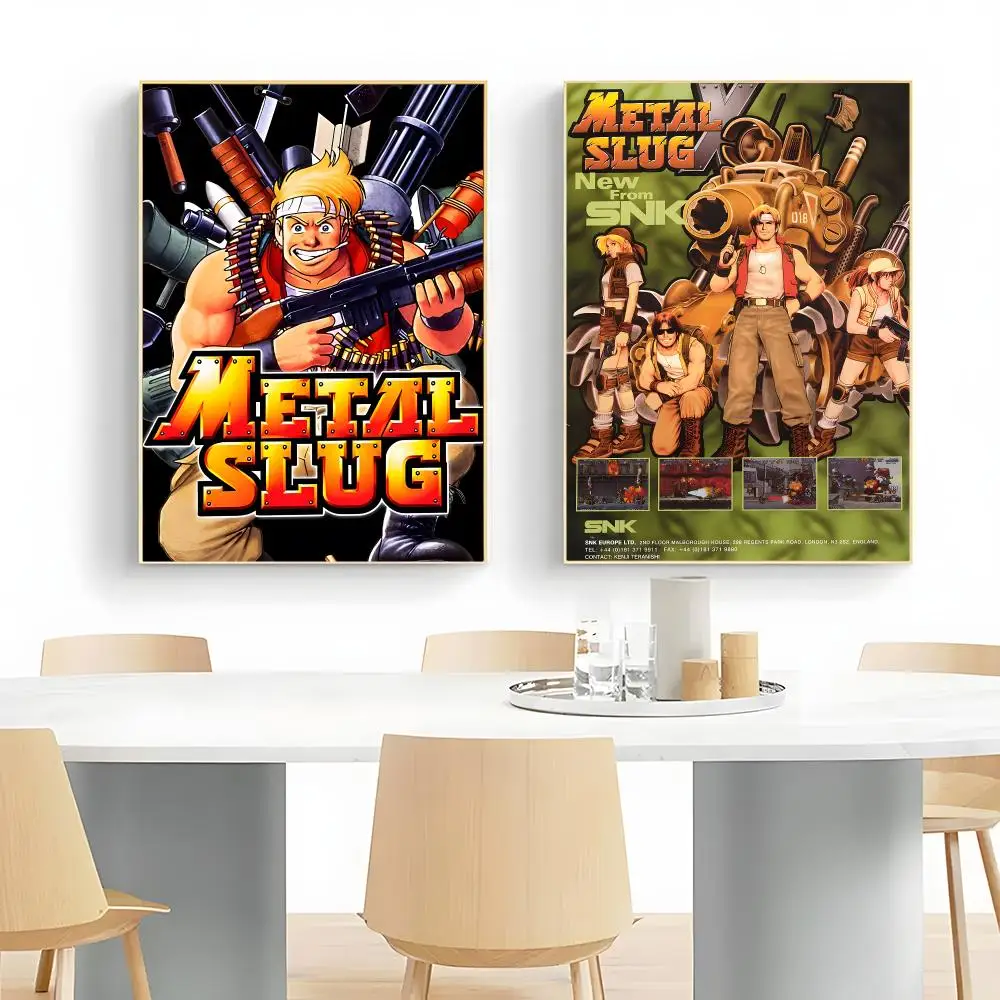 Action-Packed Game M-Metal Slug Poster Wall Art Print Decorative Mural Home Decor Gift Unframed