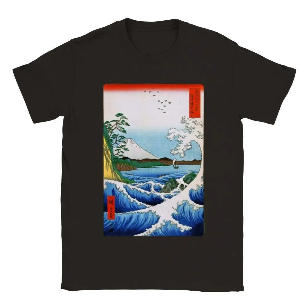 Hiroshige Utagawa Seascape in Satta Japanese T Shirt. Classic