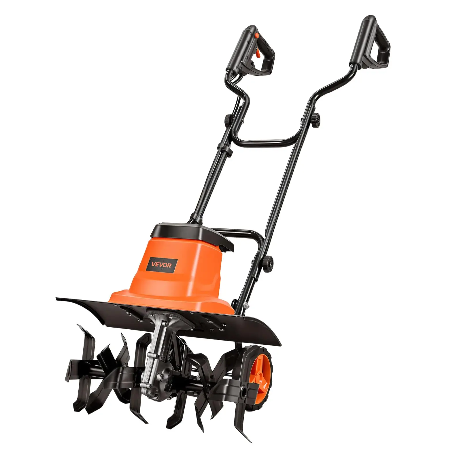 Corded Electric Tiller, 18 Inch Tilling Width Garden Rototiller, 13.5-Amp Motor Heavy-Duty Tilling Machine, Cultivator