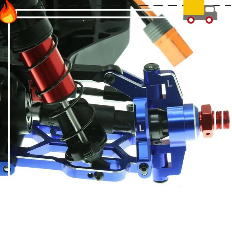 

Передние рулевые чашки из алюминиевого сплава ARA 330792 Для Arrma 1/10 Kraton Outcast 1/8 Mojave RC автомобильные аксессуары для обновления синий