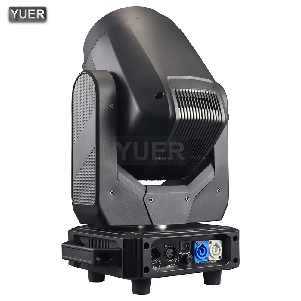 200W LED Moving Head Light Beam Spot Focus Atomization With Gobo 14 Pattern LED Ring High Brightness Stage Light Disco Nightclub