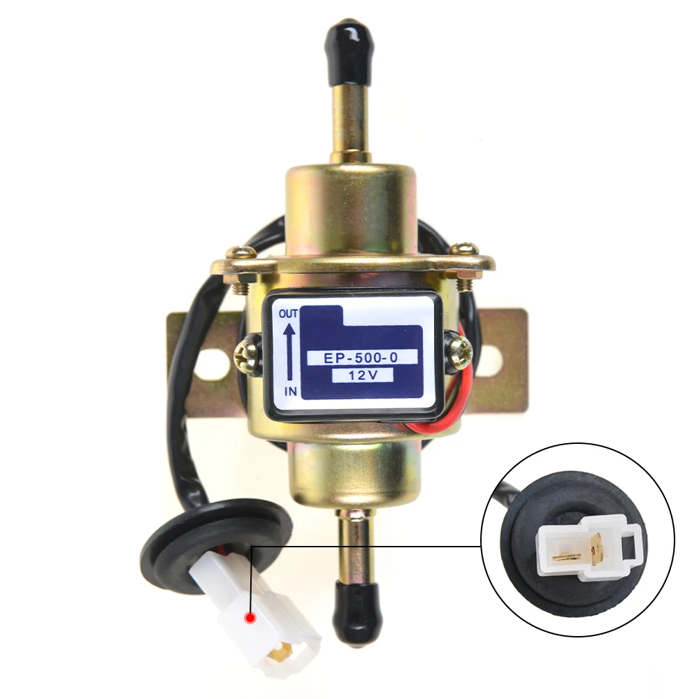 Pompa Bahan Bakar Listrik Gas/Diesel Universal 12V Seri EP500 ( 035000 -0460) untuk Pipa Oli & Sistem Diesel Mobil Sepeda Motor