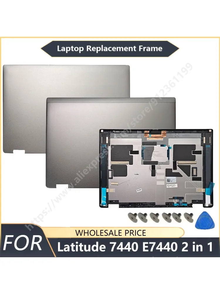 

Original laptop accessories for Dell Latitude 7440 E7440 2-in-1 top cover/screen top cover/A shell metal repair parts
