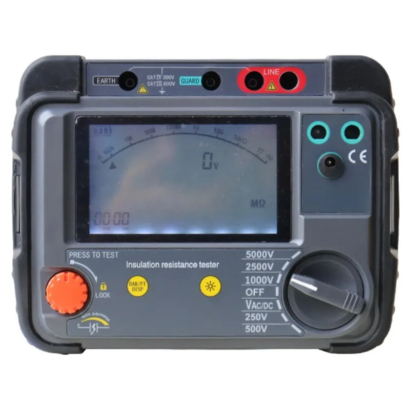 

DYBX-5KV Portable Insulation Resistance Tester 5KV Mega Ohm Watch Band Absorption Ratio