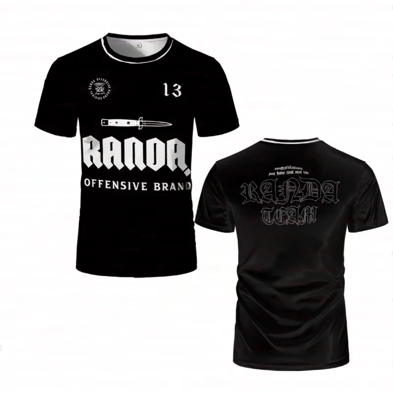 2026 Sommer 3D-Druck Boxen Atmungsaktive Sportbekleidung Herren Damen Kampfsport Outdoor Freizeit Rundhals Kurzarm Herren Oberteile T-Shirt – Detail 6