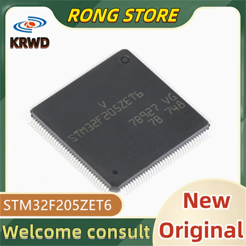 

2 шт. STM32F205ZET6 Новые оригинальные STM32F205ZET STM32F205ZE LQFP144