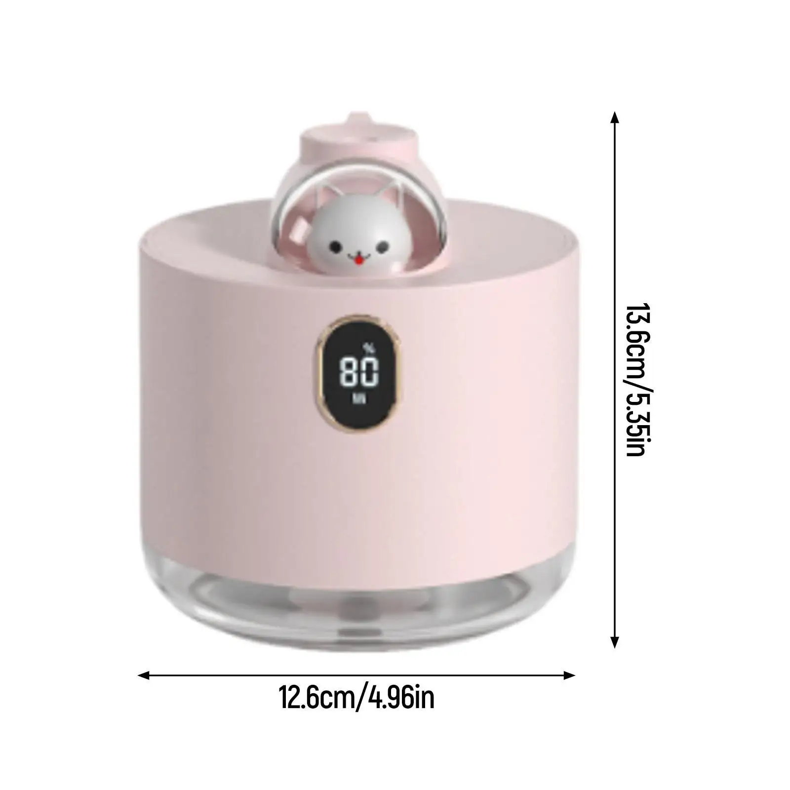 Home Large Capacity Humidifier Rechargeable Portable Desktop Mist Maker for Moisture and Plant Care