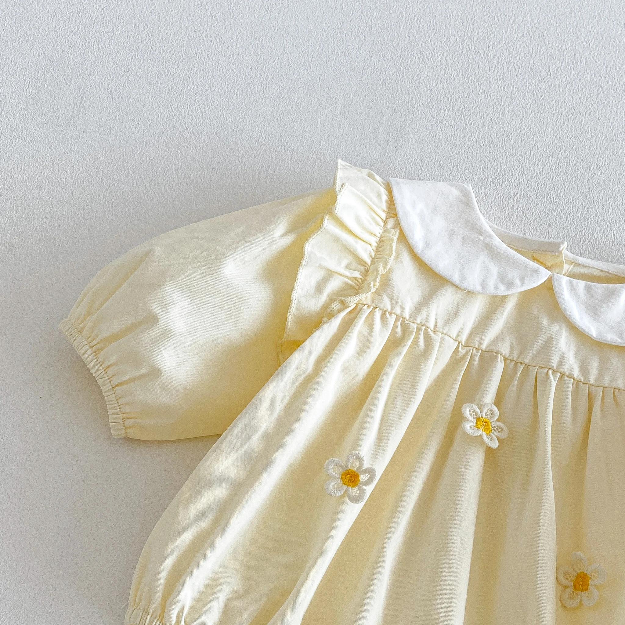 2026 Neues Herbst-Langarm-Dreieck-Krabbel-Outfit für Mädchen, Niedliches Einteiler-Kleid für Säuglinge – Detail 6