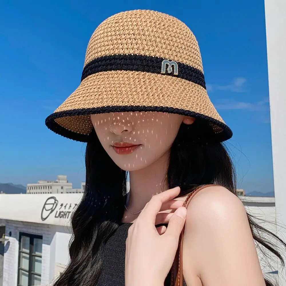 Elegant Bow Fisherman Hat Foldable Wide Brim Woman Sun Hat Sunshade UV Protection Sunscreen Bucket Cap Mountaineering