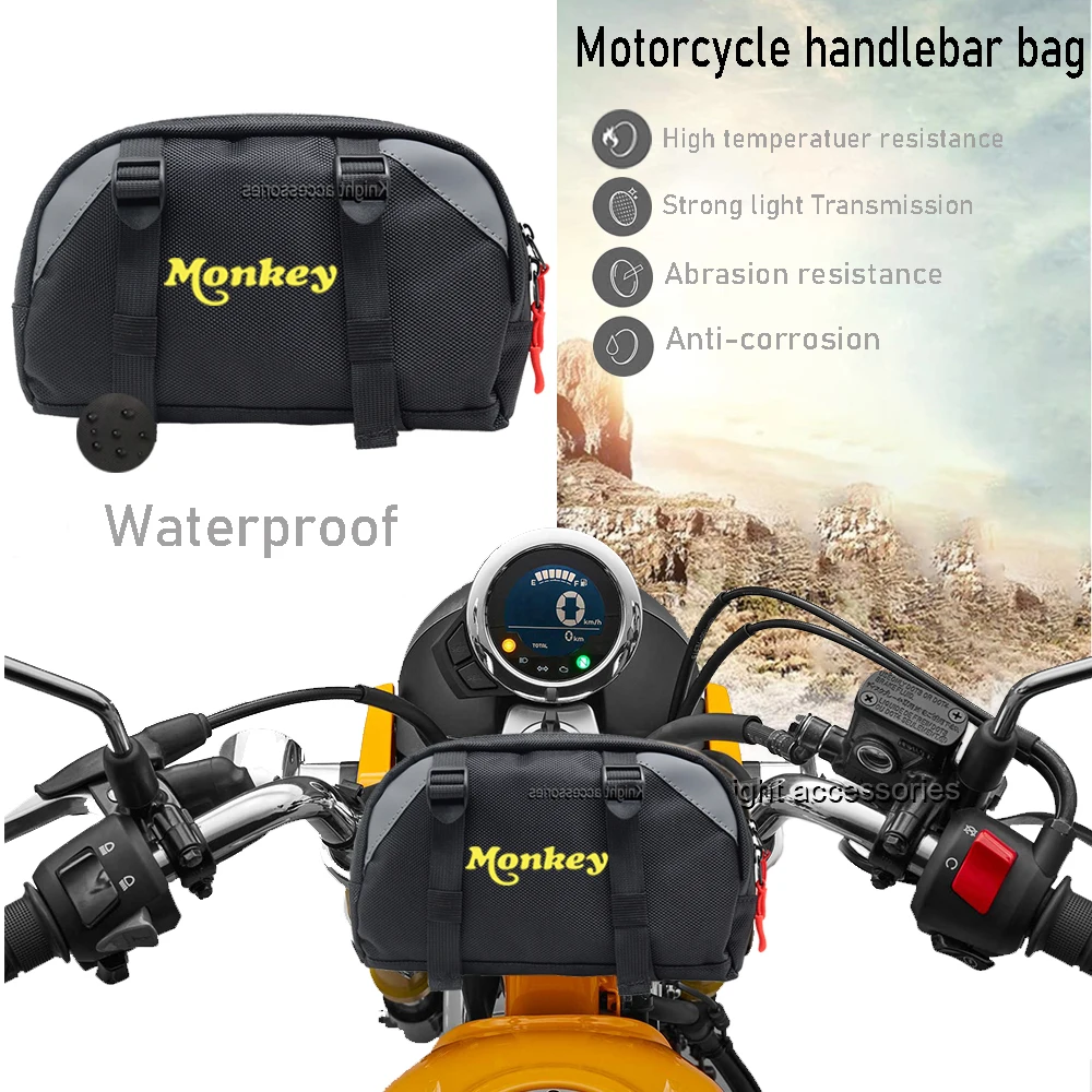 

Motorcycle multifunctional storage travel bag Motorcycle front handlebar bag For Monkey 125 monkey 125z