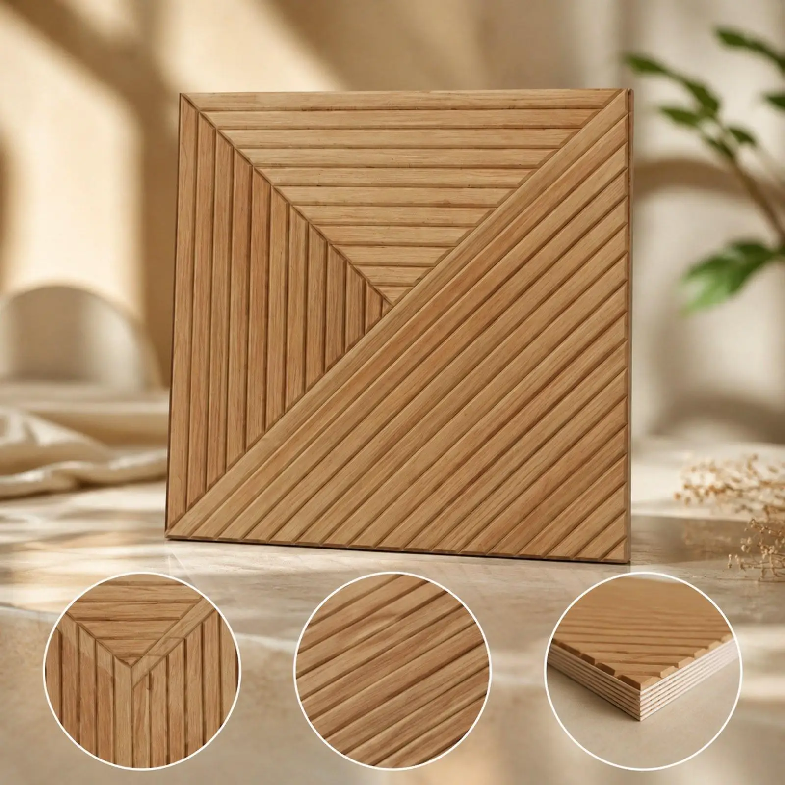 9Pcs Sound Absorbing Panels Decorative Simple Installation 30x30cm Acoustic Wall Panels Acoustical Soundproof Panels for Studio