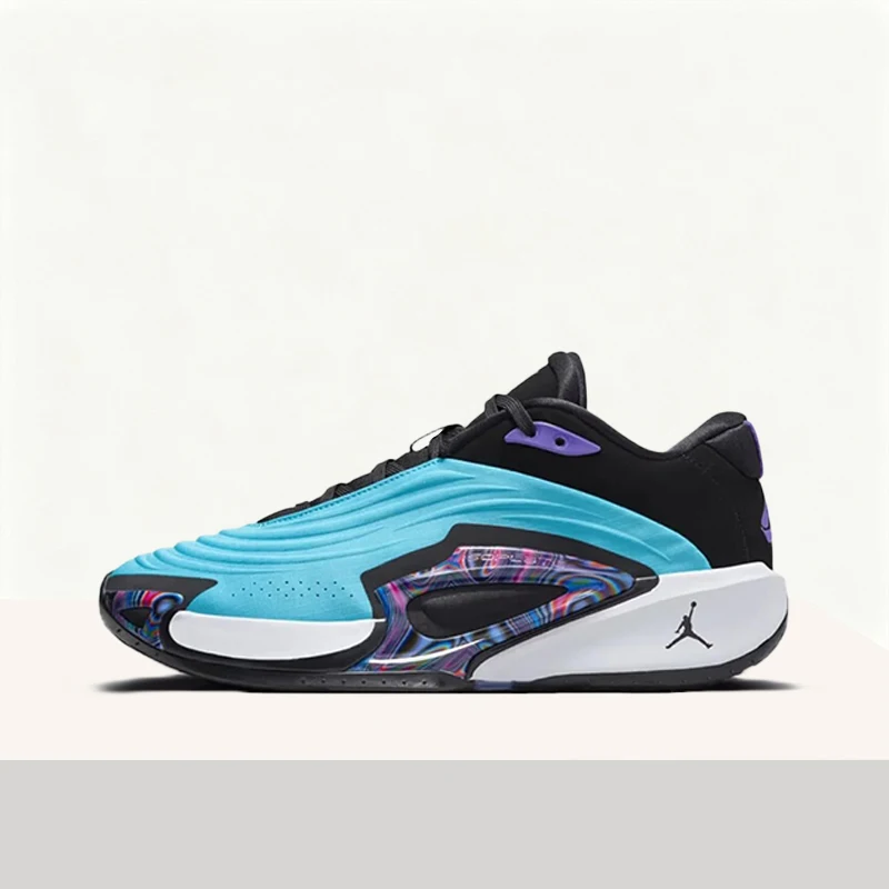 Nike Jordan Luka3 PF Zapatos de baloncesto de caña baja para hombre, modernos, cómodos y suaves, en azul, negro y rosa FQ1285-400