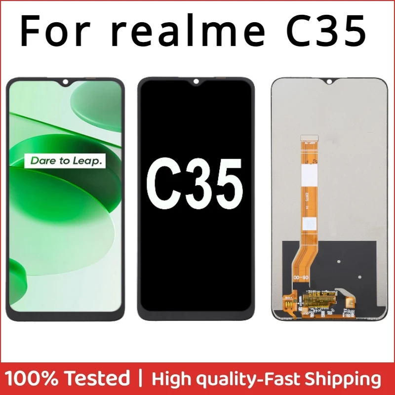 

6.6inch IPS For Realme C35 RMX3511 LCD Display Touch Screen Digitizer Assembly Repair Parts