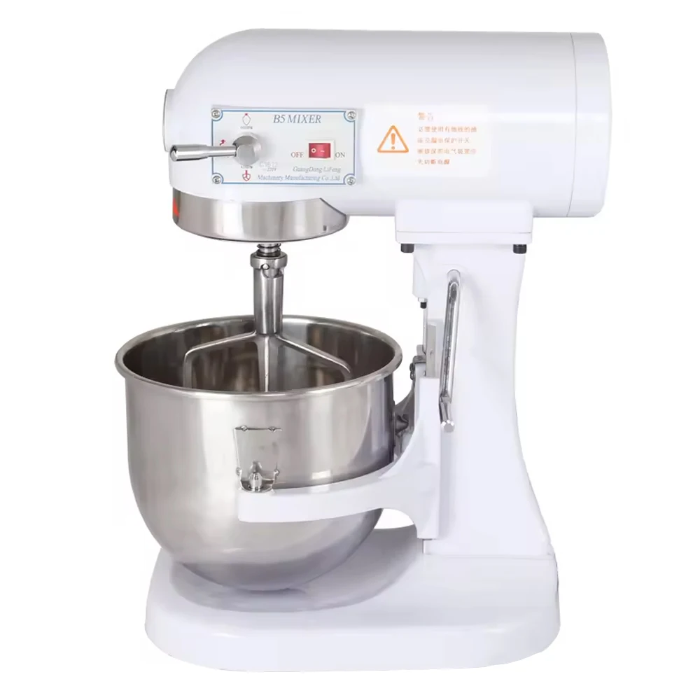 XEOLEO التجارية خلاط طعام الكواكب 5L حامل كهربائي صانع العجين الخافق دوامة الخبز خلاط مع خطاف العجين وعاء قابل للإزالة #2