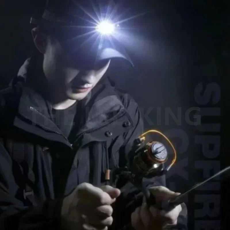 Intelligent Induction Usb Charging Induction Headlight Led Head-Mounted Strong Light Night Running Outdoor Headlight