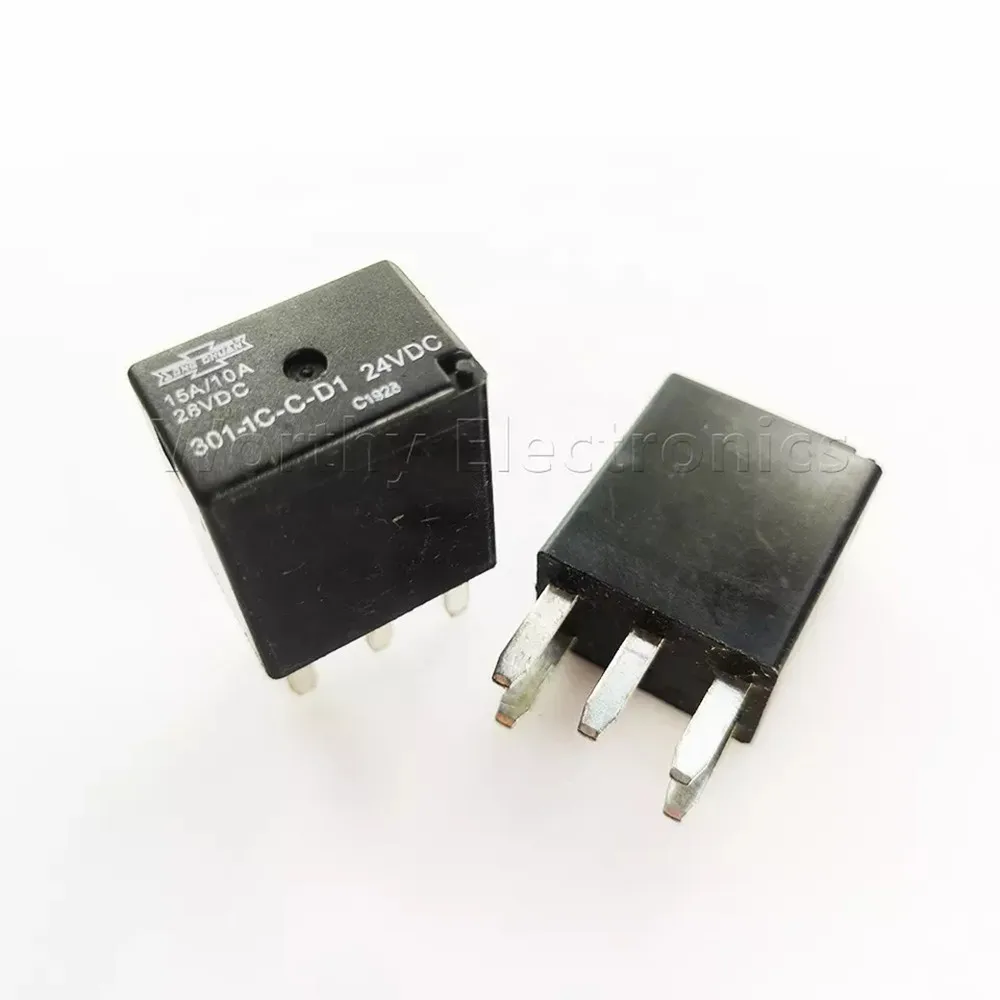 Free Shipping 10PCS/LOT 24VDC 15/10A 5PIN Relay 301-1C-C-D1