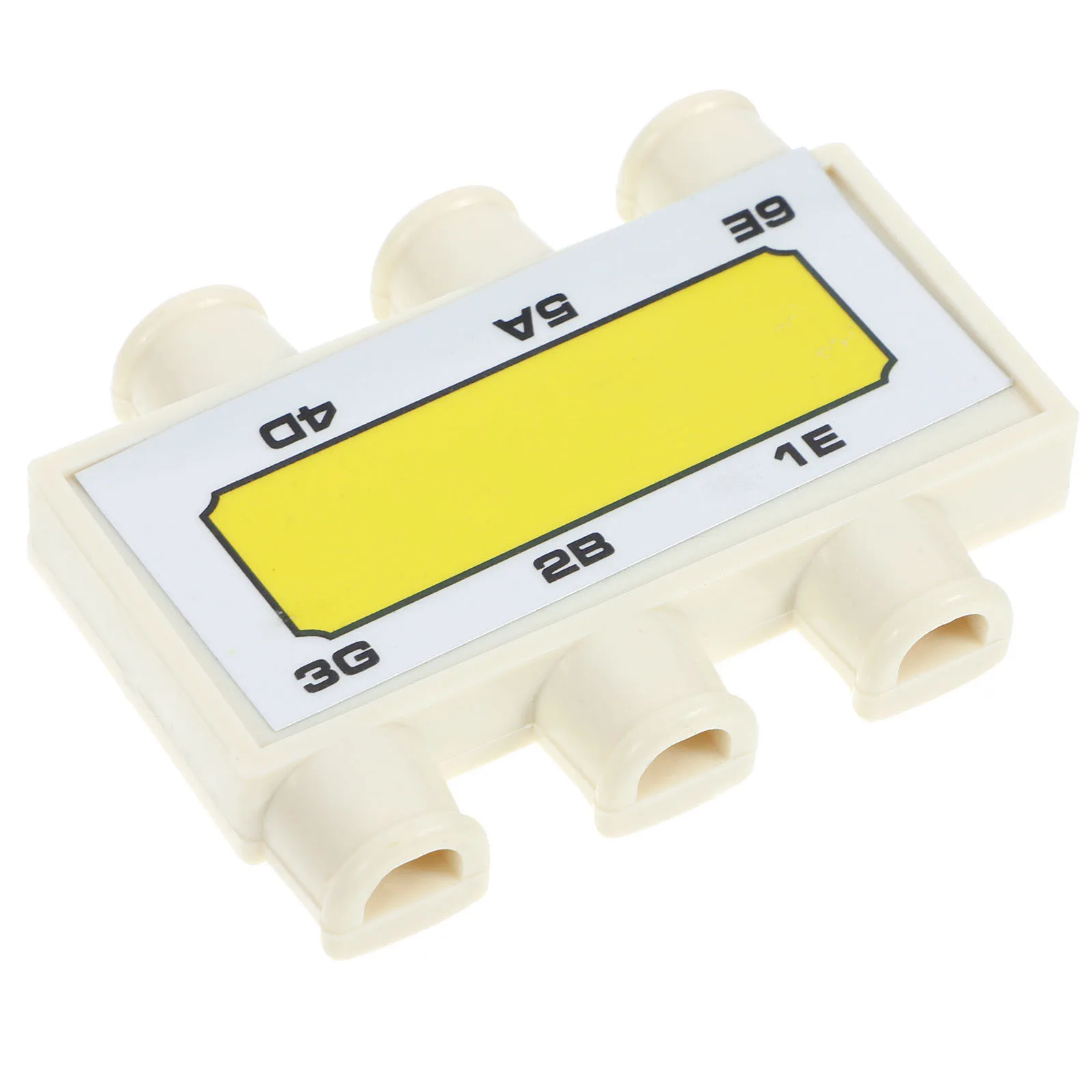 

Portable Plastic Six-Hole Guitar Tuner Universal Musical Instrument Tuning Tool Durable Acoustic Guitar Accessory