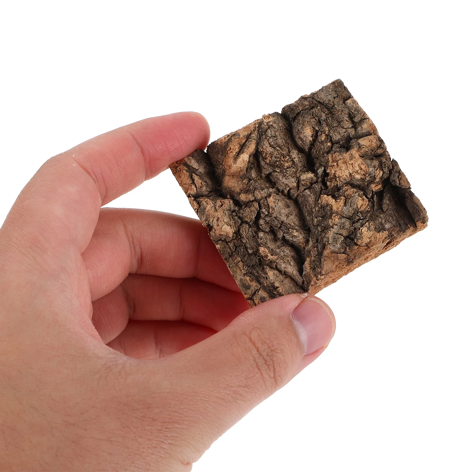 

4pcs Pet Landscape Decoration Reptile Tree Bark Aquarium Decorations for Lizard Cave Basking Platform Reptile Hideout Terrarium