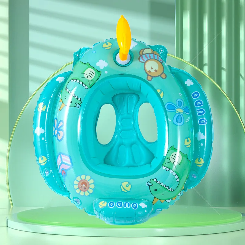Aufblasbarer Baby-Schwimmring mit Sonnenschutz, Kleinkind-Schwimmkreis für Outdoor-Schwimmbad, Badewanne, Strandparty, Sommer-Wasserspielzeug