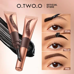 O.TWO.O Eyebrow Tattoo Tint Semi Permanent Brow Tint Long-lasting Waterproof Natural Brown Liquid Eye Enhancers Brow Tattoo