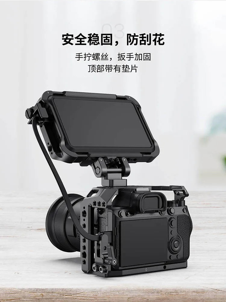 حامل شاشة عالمي، كاميرا على شكل حلزون، ملحقات الأيدي السحرية العالمية