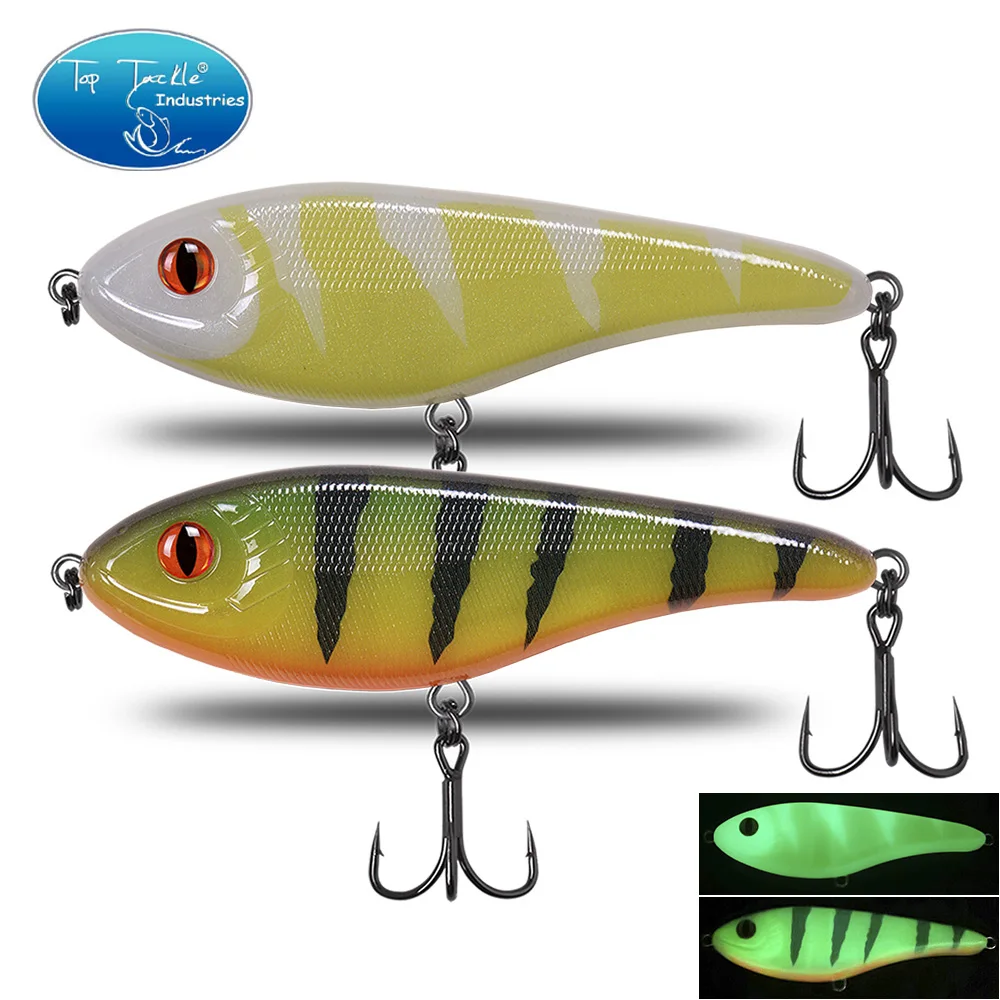 

CF Lure Musky Pike 120mm/135mm Fishing Jerk Baits Origin Hooks Slow Sinking Wobblers For Pesca