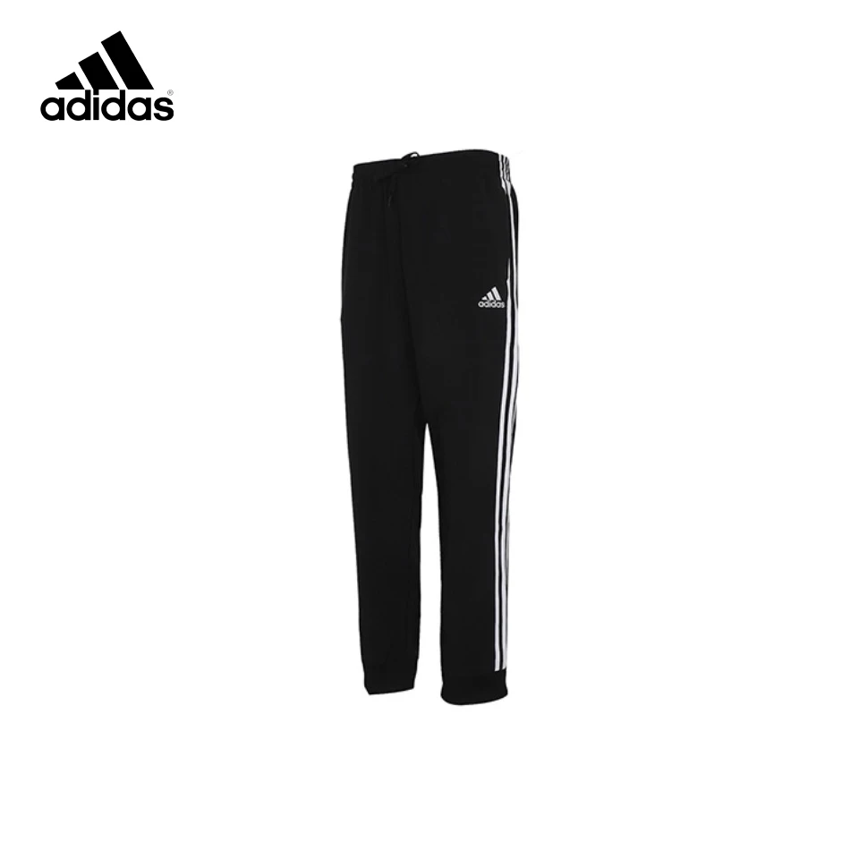 Original Adidas 3 Stripes Black Unisex Men Women Classic Casual Sport Straight-leg Trousers Sweatpants GK8980