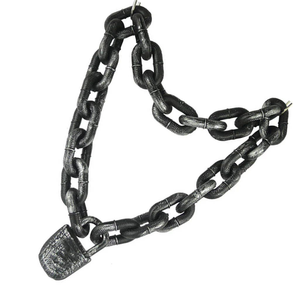 

Plastic Halloween Chain Prop Sturdy Decor For Party Role Play Funny Scary Accessory Lightweight Kids Safe Haunted House