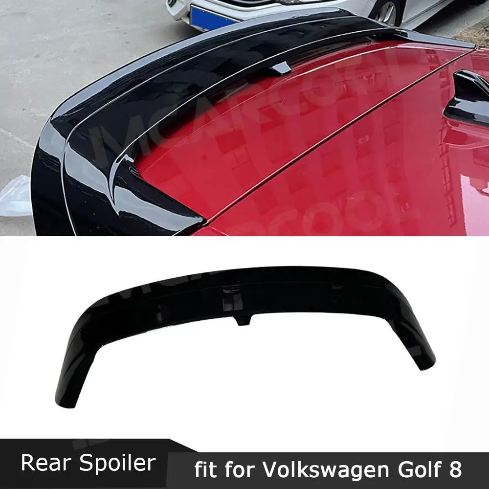 

JMCARCOOL Rear Roof Spoiler Carbon Fibe For Volkswagen Golf 8 MK8 GTI/ Standard 2020-2021 Rear Trunk Wing Car Accessories